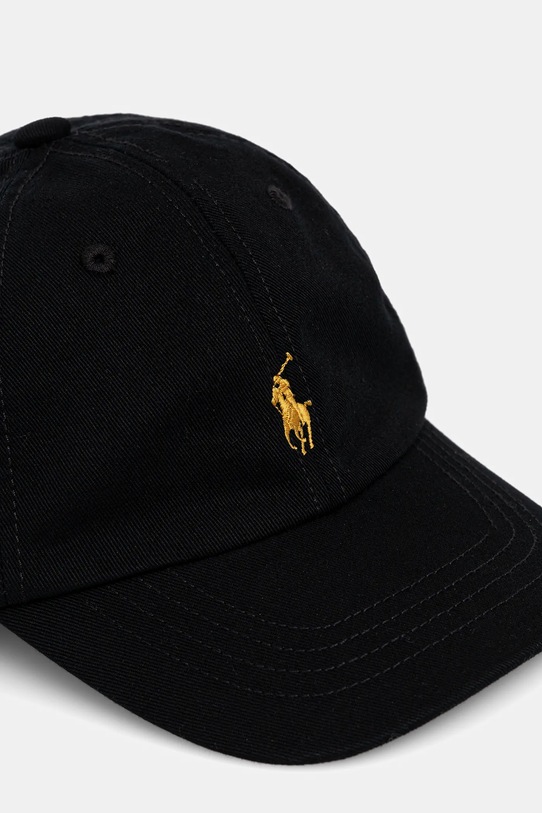 Detská bavlnená šiltovka Polo Ralph Lauren 322785653075 čierna AW25
