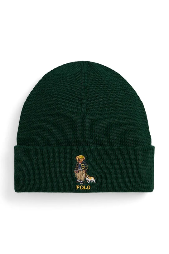 Otroška bombažna kapa Polo Ralph Lauren Bombaž zelena 323980658001