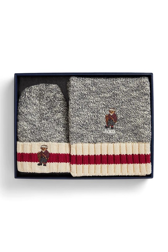 Chłopiec Polo Ralph Lauren komplet 323981112001 szary