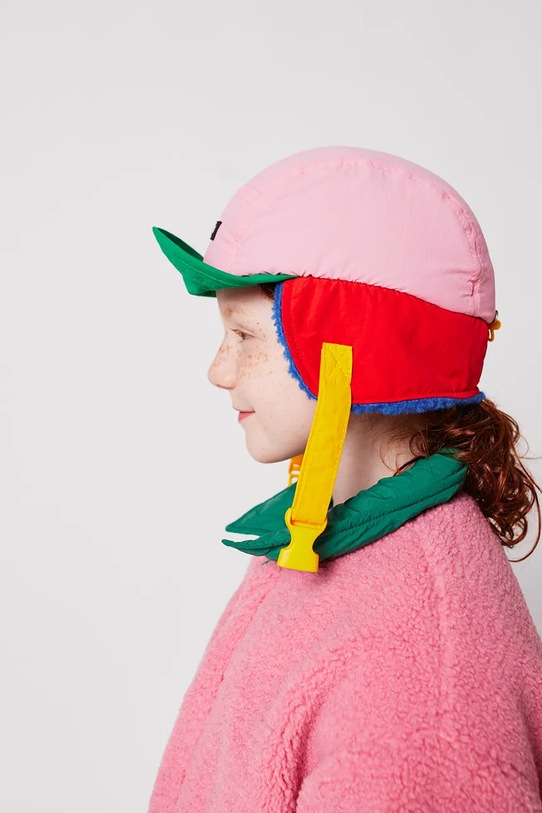 Chłopiec Bobo Choses czapka dziecięca 225AI026 różowy