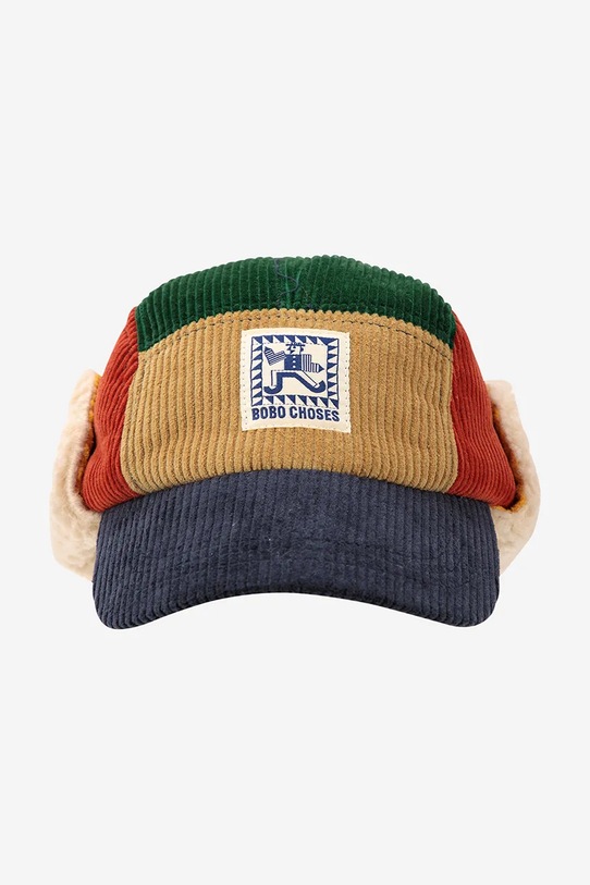 Bobo Choses czapka z daszkiem dziecięca Mr Pencil 225AI033 multicolor AW25