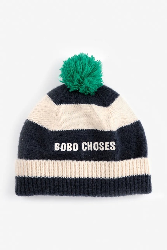 Detská čiapka Bobo Choses 225AI041 tmavomodrá AW25