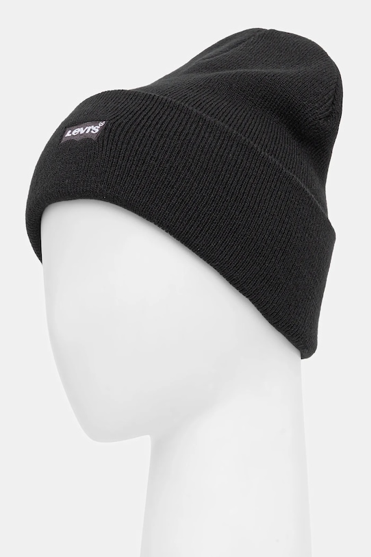 Levi's căciulă copii LAN TONAL EMBROIDERED BEANIE 9A8707 negru AW25