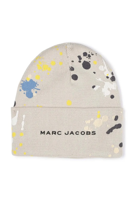 Dětská bavlněná čepice Marc Jacobs bavlna béžová W60685.50.56