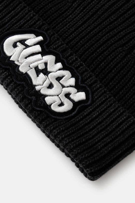 Guess căciulă din bumbac L5BZ01.Z4130.9BYA negru AW25