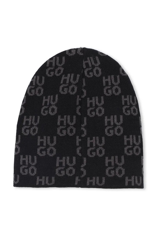 Băieți HUGO șapcă reversibilă din bumbac pentru copii G00550.56.58 negru