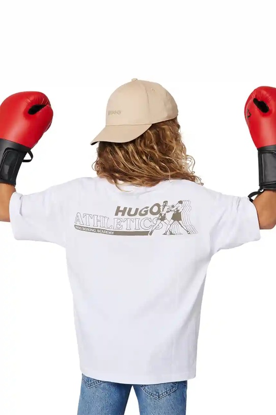 Καπέλο HUGO G00554.58 μπεζ