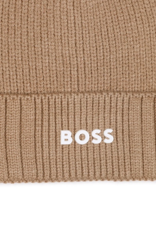 Chłopiec BOSS czapka dziecięca J52616.52.54 brązowy