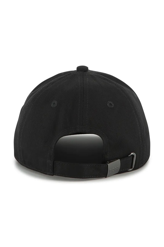 BOSS czapka z daszkiem bawełniana dziecięca czarny J52621.54.56