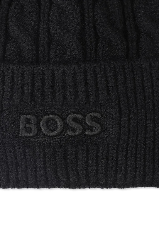Chlapec Detská čiapka BOSS J52624.52.54 čierna