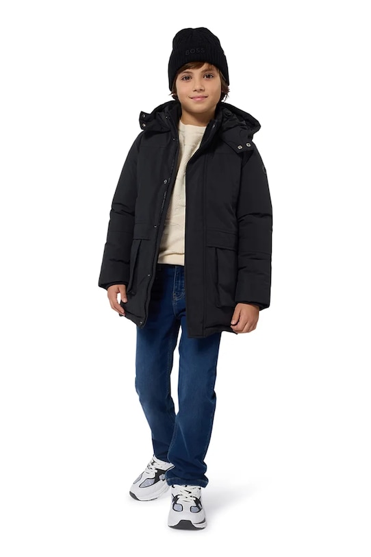 BOSS czapka dziecięca czarny J52624.56.58