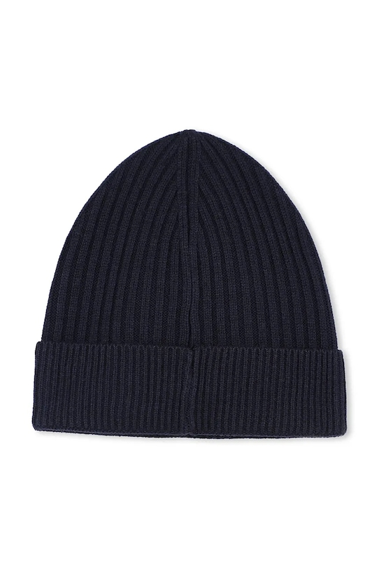 BOSS czapka z domieszką wełny dziecięca J52650.42.50 granatowy AW25