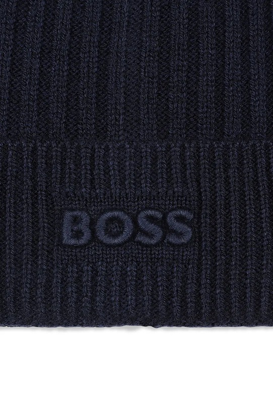Dječaci Dječja kapa s dodatkom vune BOSS J52650.50.52 mornarsko plava