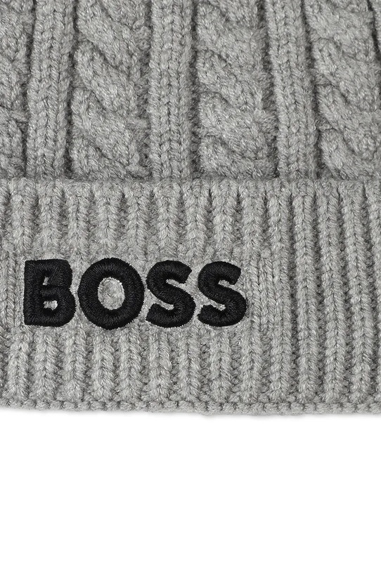 Chłopiec BOSS czapka dziecięca J52697.50.52 szary