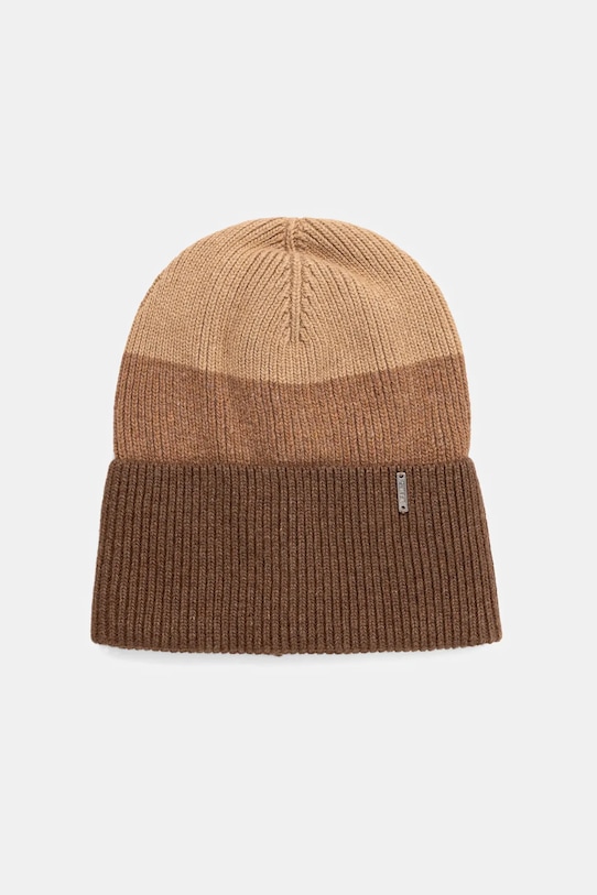 Jamiks căciulă de lână pentru copii HANSIN cu modele maro HANSIN.Nak.glo.JZI117.B