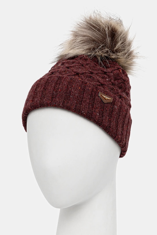 Jamiks căciulă de lână pentru copii PAGASO II PAGASO.II.Na.g.JZI057.B burgundia AW25