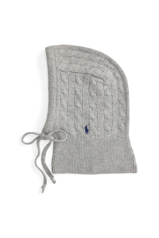 Μάλλινη μπαλακλάβα Polo Ralph Lauren γκρί 455981427