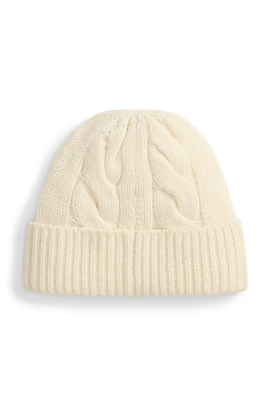 Vunena kapa Polo Ralph Lauren 455981433 bež AW25
