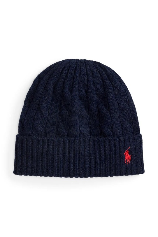 Volnena kapa Polo Ralph Lauren Srednje debeline mornarsko modra 455981442