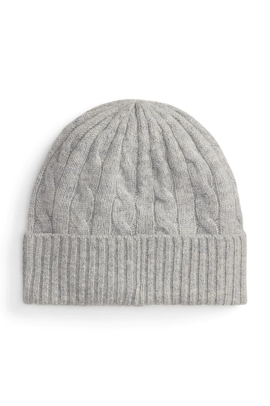 Volnena kapa Polo Ralph Lauren 455981442 siva AW25