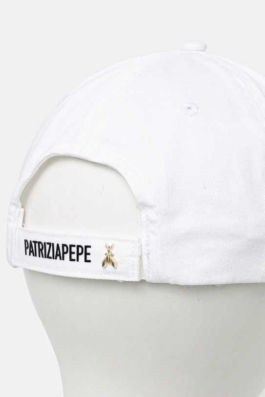 Doplňky Bavlněná baseballová čepice Patrizia Pepe 8F0079.AB01 bílá