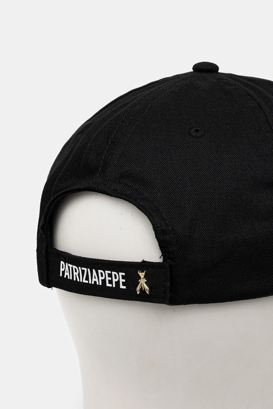 Doplňky Bavlněná baseballová čepice Patrizia Pepe 8F0079.AB01 černá