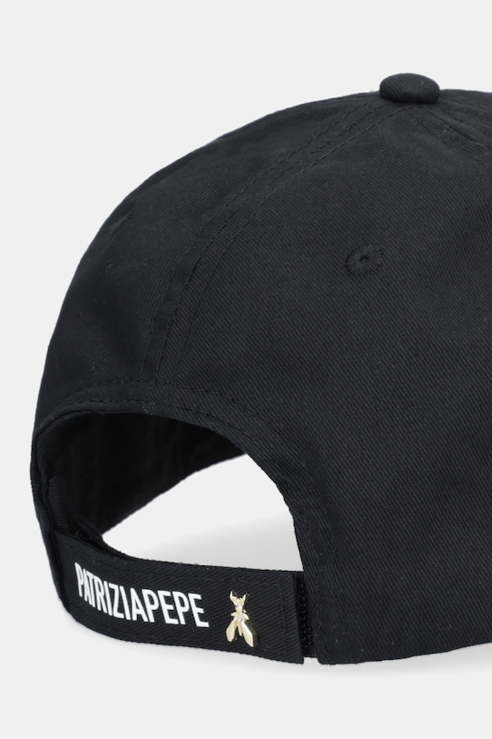 Doplňky Bavlněná baseballová čepice Patrizia Pepe 8F0079.AB01 černá