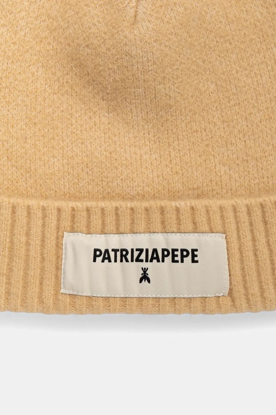Шапка с примесью шерсти Patrizia Pepe бежевый 8F0082.K287