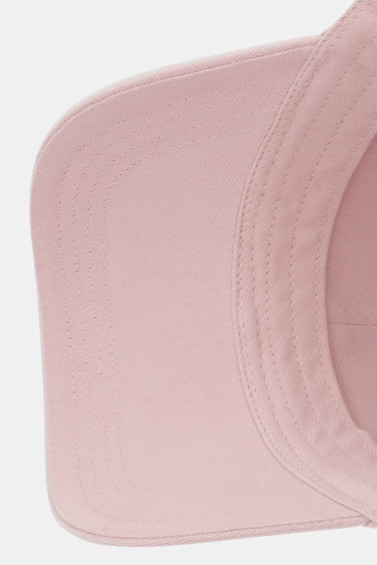 Tommy Hilfiger шапка с козирка дамска от памук розов AW0AW17631