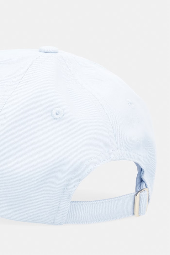 Akcesoria Tommy Hilfiger czapka z daszkiem damska bawełniana AW0AW17631 niebieski