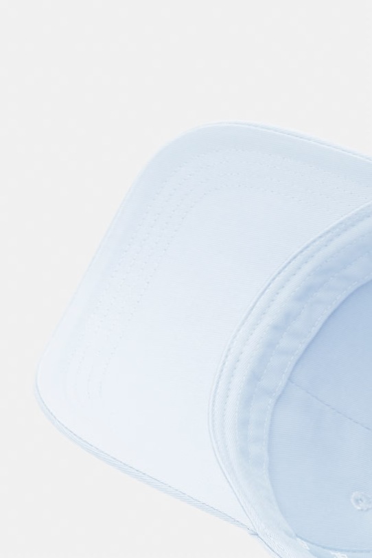 Tommy Hilfiger czapka z daszkiem damska bawełniana niebieski AW0AW17631