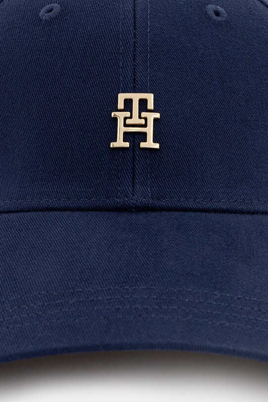 Tommy Hilfiger șapcă de baseball din bumbac AW0AW17631 bleumarin AW25