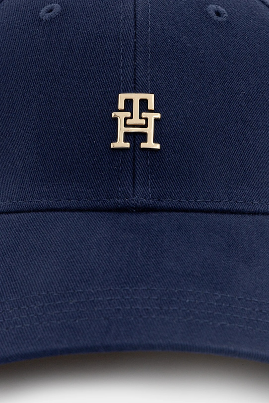 Tommy Hilfiger czapka z daszkiem bawełniana AW0AW17631 granatowy NC25