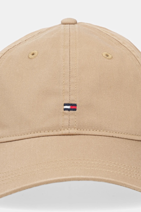 Βαμβακερό καπέλο του μπέιζμπολ Tommy Hilfiger AW0AW17632 πράσινο AW25