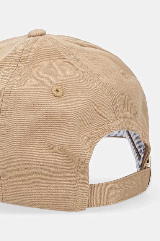 Akcesoria Tommy Hilfiger czapka z daszkiem bawełniana AW0AW17632 zielony