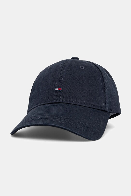 Bavlnená šiltovka Tommy Hilfiger nášivka tmavomodrá AW0AW17632