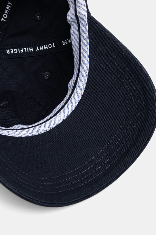 Bavlnená šiltovka Tommy Hilfiger tmavomodrá AW0AW17632