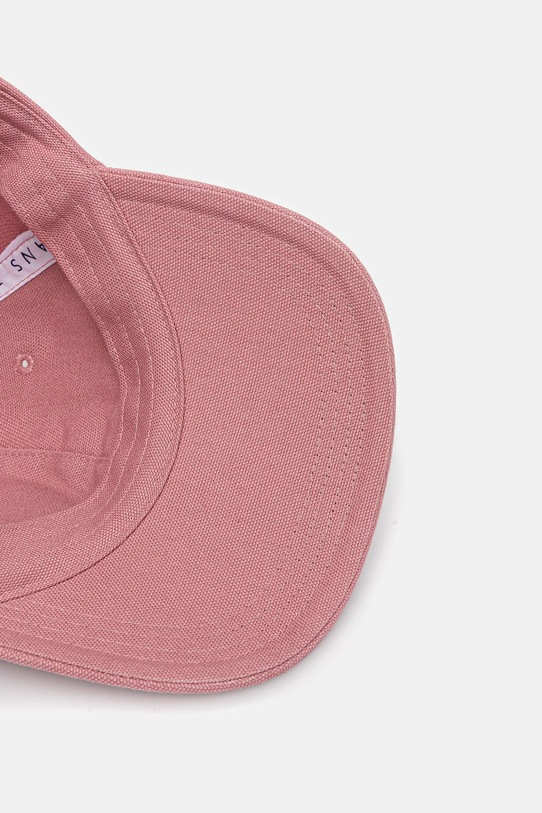 Tommy Jeans czapka z daszkiem bawełniana różowy AW0AW17580