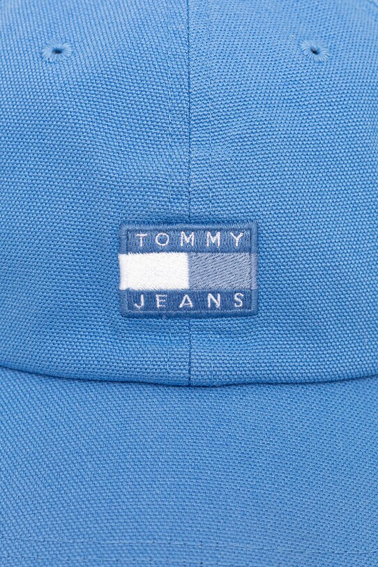 Bavlněná baseballová čepice Tommy Jeans AW0AW17580 modrá AW25