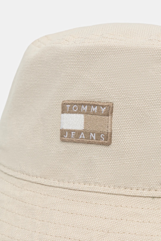 Tommy Jeans pălărie din bumbac AW0AW17581 bej AW25