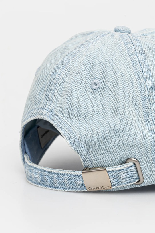 Akcesoria Calvin Klein czapka z daszkiem bawełniana LV04K5065G niebieski