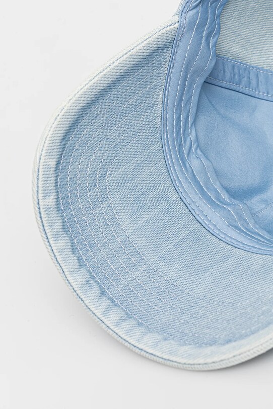 Bavlnená šiltovka Calvin Klein modrá LV04K5065G