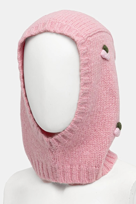 Аксесуари Балаклава з додаванням вовни Stine Goya 0 SG.AW25.A039.2418 рожевий