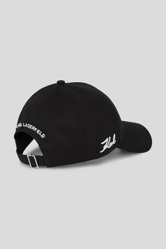 Accesorii Karl Lagerfeld șapcă de baseball din bumbac A3W33018 negru