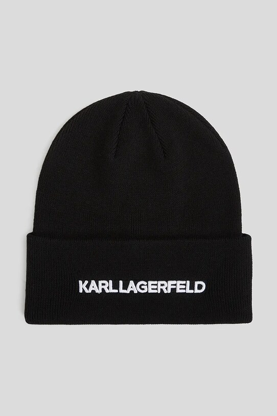 Karl Lagerfeld sapka közepesen vastag fekete A3W33143