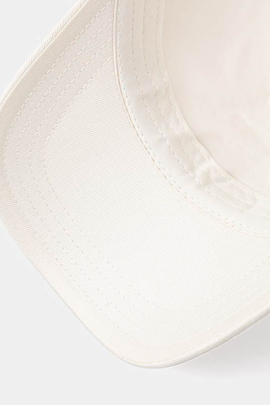 HUGO czapka z daszkiem damska bawełniana Asya biały 50546581