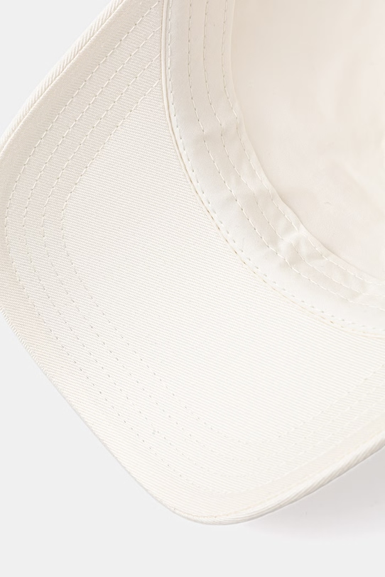 HUGO czapka z daszkiem damska bawełniana Asya biały 50546581