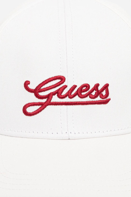 Βαμβακερό καπέλο του μπέιζμπολ Guess AW5362.COT01 λευκό AW25