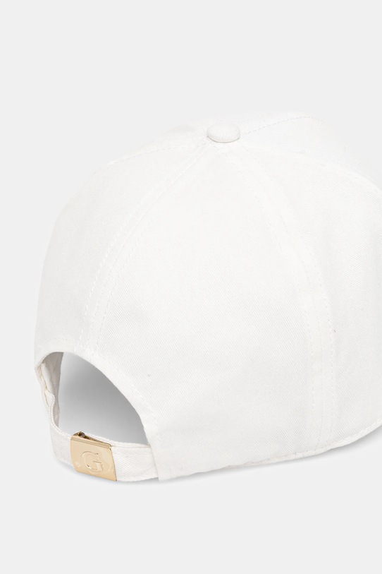 Akcesoria Guess czapka z daszkiem bawełniana AW5362.COT01 biały