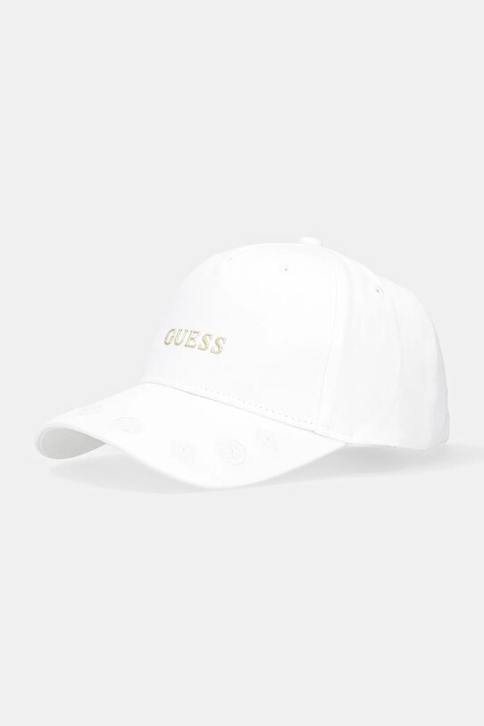 Бавовняна бейсболка Guess PEONY аплікація білий V5YZ01.WFKN0